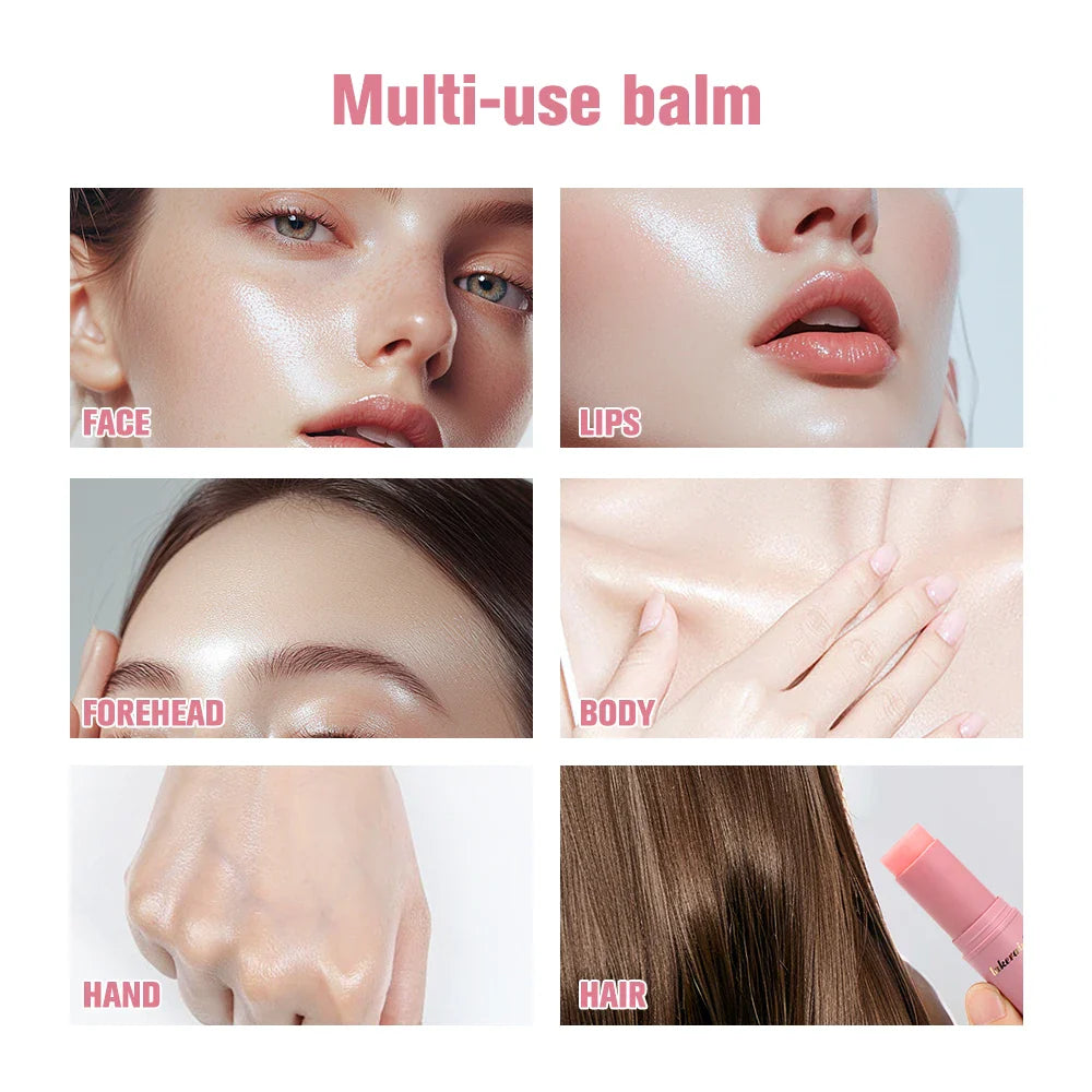 Zenvy GlowStick Korean Glow Balm for Lips Cheeks and Skin